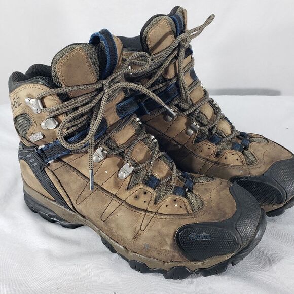 Oboz Boots Mens 10.5 Brown Wind River II B Dry B Fit Hiking Trail Trek Hunting main image 2